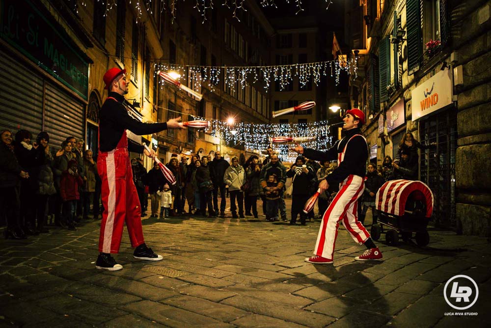 Artisti della Compagnia Teatro Scalzo Capodanno di Genova 2016